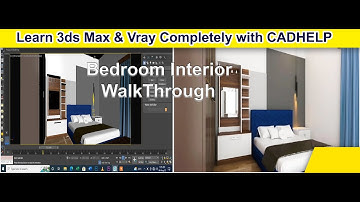 3ds Max Vray Bedroom Walkthrough Animation In Hindi I CADHELP I