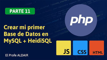 Crear Base de DATOS en MySQL con HeidiSQL | Crear Tabla Personas en MySQL