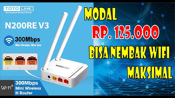 Setting Totolink N200re Mode WISP