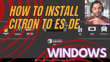How to add CITRON to Emulation Station (ES-DE)