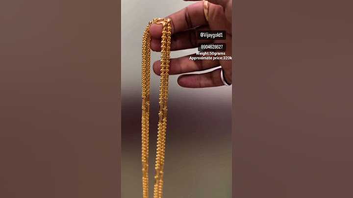only 50 grams 2 layer gold mangalsutra chain design/Thali chain/daily wear chain