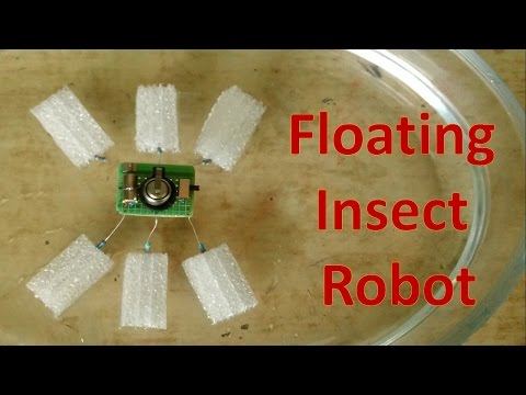 How To Make A Simple Floating Water Insect Robot