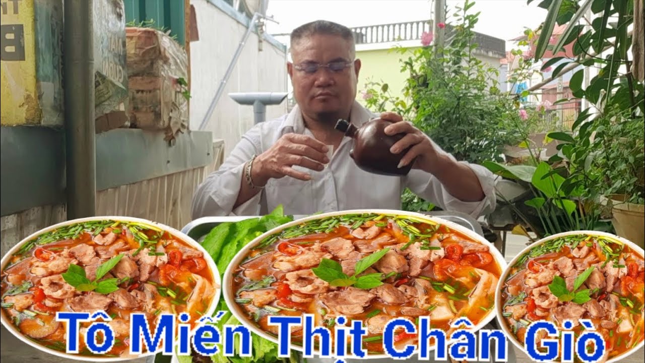 Nấu Miến Thịt Giò Heo.Bữa Ăn Sáng Quá Ngon | Biển Nguyễn ngọc NB 