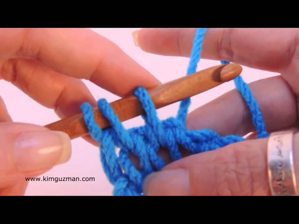 Tunisian Crochet Knit Stitch (Left Handed) YouTube