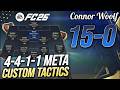 My UNSTOPPABLE 15-0 4411 FC26 Custom Tactics 🔥
