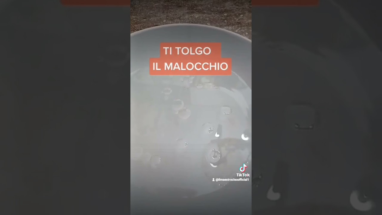 TI TOLGO IL MALOCCHIO