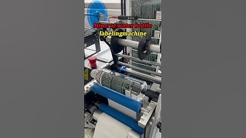 Mineral water bottle labeling machine