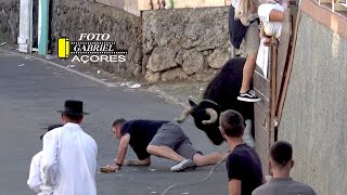 Tourada à corda in Caminho da Vila, Porto Judeu, 12 July 2024