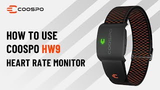 How to Use Coospo HW9 Armband Heart Rate Monitor?