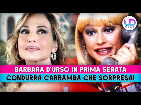 Barbara D'Urso In Prima Serata: Condurrà Carramba Che Sorpresa!