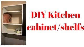 DIY kitchen cabinet/shelfs from plywood In case you need more cabinets or shelfs, you can easily create them from plywood! Just watch this slide show and you will get the ...