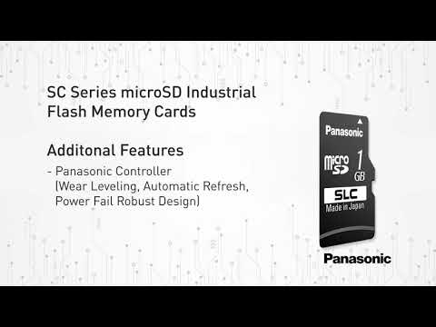 Panasonic's Quick Clips SC Series Industrial microSD Flash Memory Cards