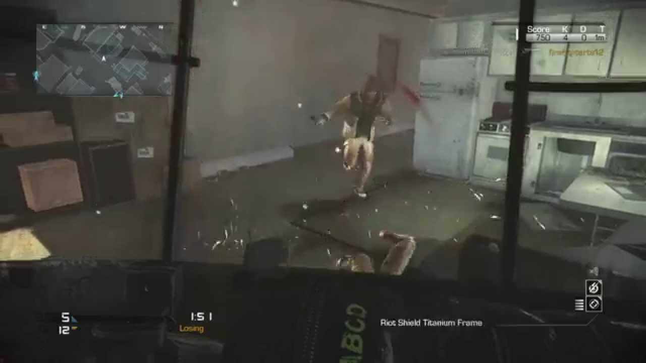 Call of duty ghost Infected- Riot shield tips - YouTube