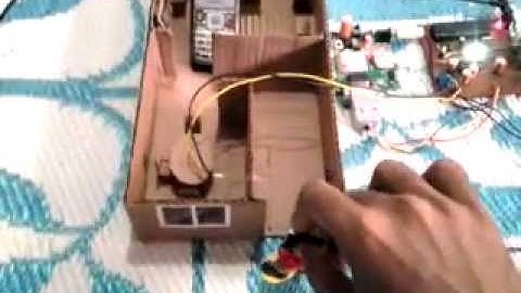 SIM 900 GSM Based Home Security System using 8051 (89S52) Microcontroller