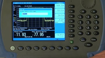 Agilent N9344C Demo Guide
