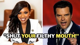 Matt Gaetz CUTS OFF Jasmine Crockett — Her 30 Seconds of Fire SHUT Him Down!