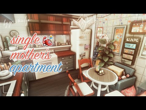 Квартира матери-одиночки ‍👩‍👧‍👦 | Строительство | The Sims 4 | No CC