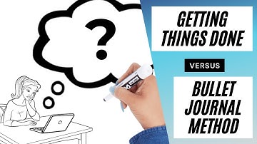 GETTING THINGS DONE  VS BULLET JOURNAL METHOD || COMPARING GTD with BULLET JOURNAL METHOD