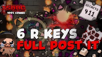#44 6 R KEY FULL POST IT - Isaac Repentance DEADGOD COMMU 2025