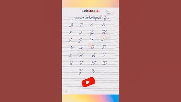 How To Write Capital Letters In Cursive Handwriting For Beginners | Learn Cursive Handwriting A to Z