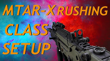 Call of Duty: MTAR-X SMG Class Setup  (Rushing Class Setup) Call of Duty Ghosts