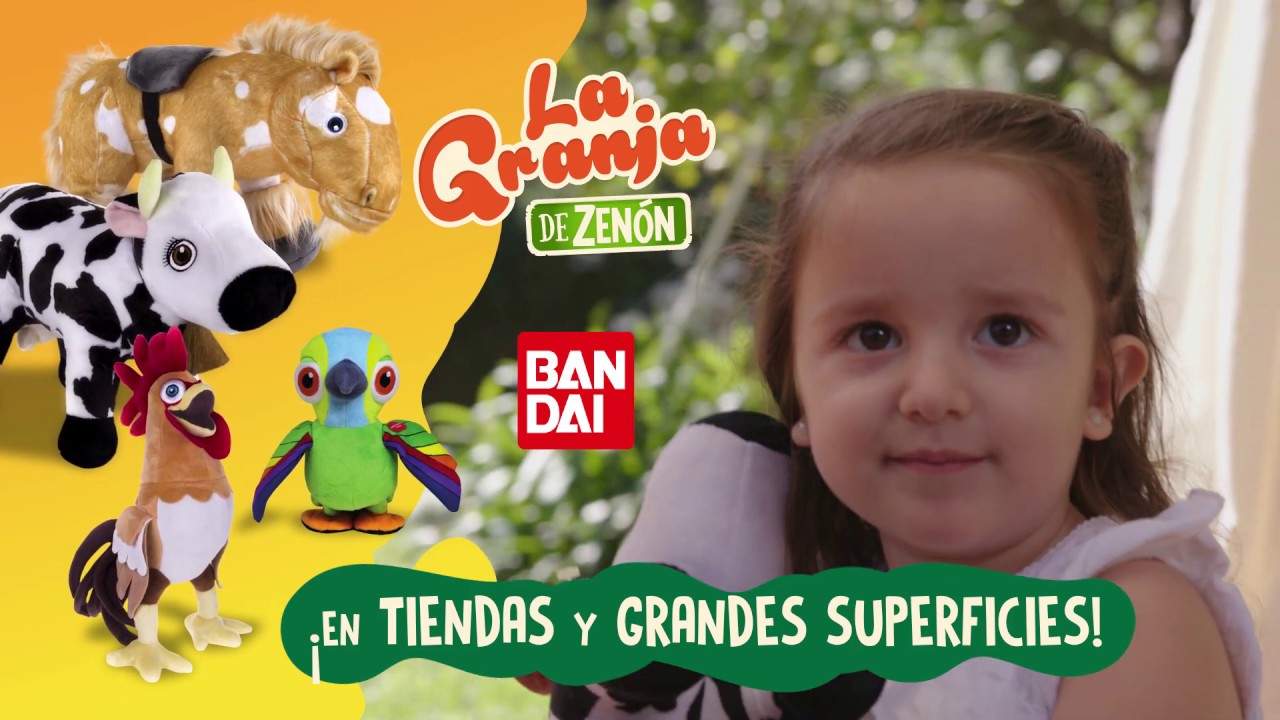 animales de la granja de zenon peluches