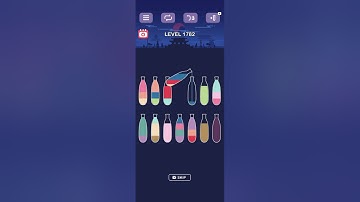 water sort puzzle -sort color puzzle game level 1782