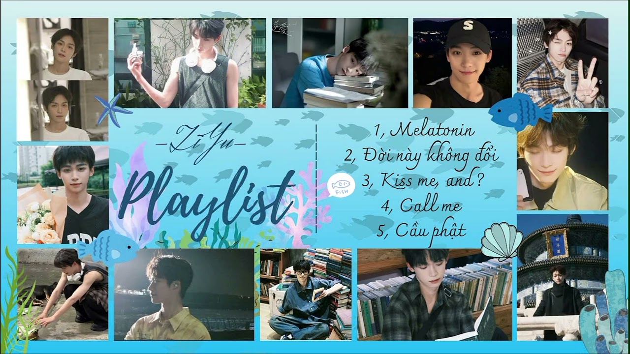 Playlist ZiYu#2 : Melatonin, Đời này không đổi, Kiss me, and?, Call me, Cầu Phật. 