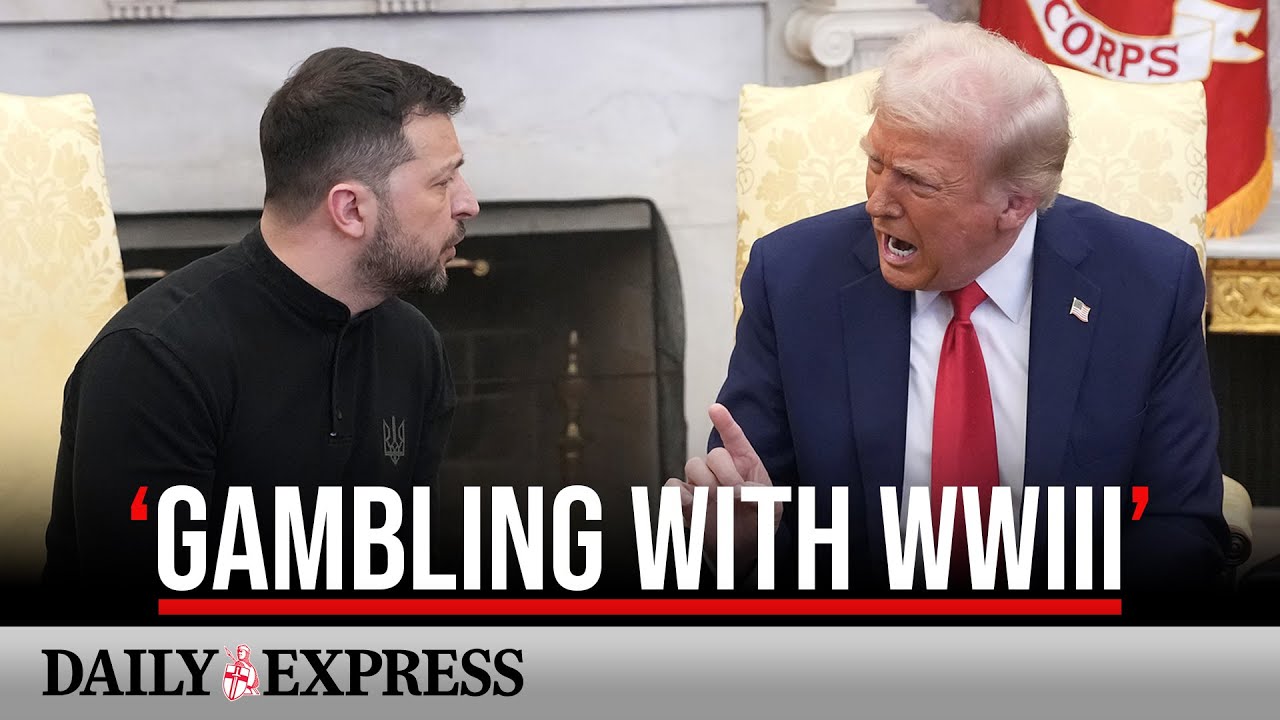 Trump and Zelensky clash during FIERY White House meeting | IN FULL