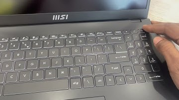 How to Enter the Bios on MSI Modern 15