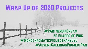 Project Pan Wrap Up 2020 | #partnersincream 50 Shades of Pink #monochromaticprojectpan2020 AdventCal