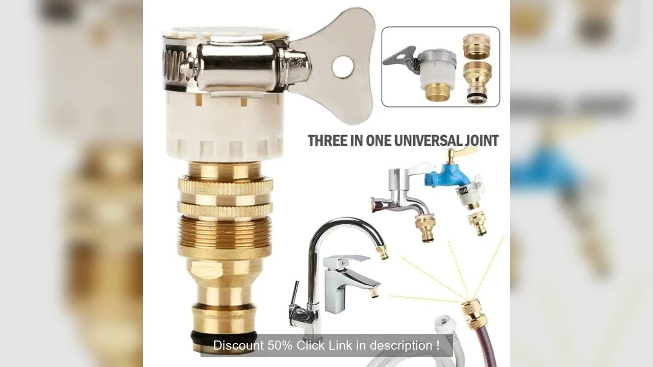 15-23mm Universal Hose Tap Adapters Faucet Tap Connector Garden Water Hose Pipe Fitting Faucet Adapt