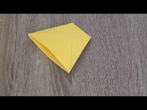 Как да си направим чаша от хартия. Чаша оригами. How to Make a Paper Cup. Origami cup.
