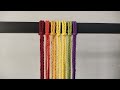 Macrame Pattern Tutorial 🪢 | Easy &amp; Beautiful Knot Design for Beginners | DIY Home Decor Idea