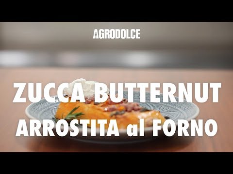 Zucca butternut arrostita al forno
