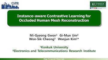[CVPR 2024] Instance-aware Contrastive Learning for Occluded Human Mesh Reconstruction