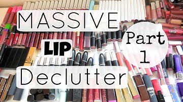 - Declutter Series - Lip Products || Part 1