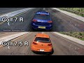 VW Golf R BATTLE | 7 R vs 7.5 R | 0-250 km/h - Forza Horizon 5 | 4K