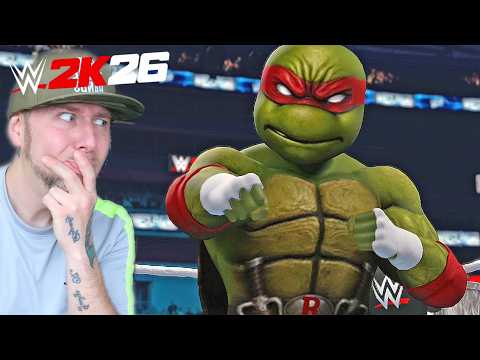 REAL LIFE TEENAGE MUTANT NINJA TURTLES ARE HERE IN WWE 2K26