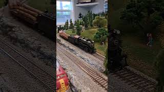 David's Woodland Scenics river pass layout HO scale