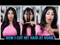 HOW TO CUT YOUR HAIR AT HOME - EASY