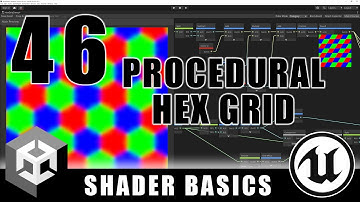 Procedural Hex Grid - Shader Graph Basics - Episode 46