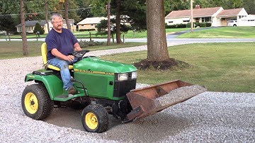 John Deere 455 with Johnny Loader