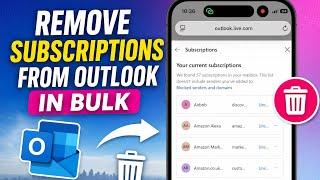 How To Remove Email Subscriptions From Outlook In Bulk