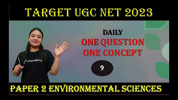 NTA NET JRF | Daily One Question with One Concept | Environmental Sciences | Jyoti Bala Live