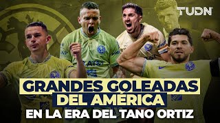 ¡EQUIPO HISTÓRICO!  Estas son las grandes goleadas del ame en la era 'Tano Ortíz' | TUDN