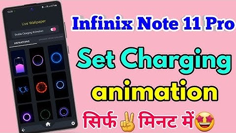 Infinix Note 11 Pro Charging Animation | Infinix Note 11 Pro Charging #infinixnote11pro