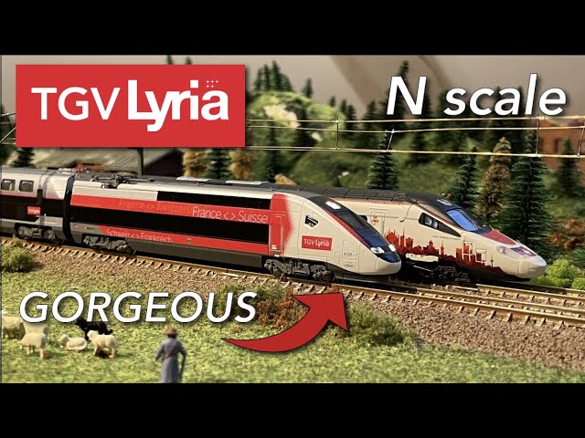 N KATO 10-091 SNCF French TGV High-Speed Articulated Electric Passenge -  Model Train Market