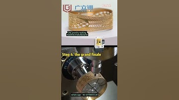 How to make a fancy bangle with Guanglijin 5 axis CNC machine? Part 2.