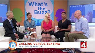 Live in the D: What's the Buzz - Texting etiquette